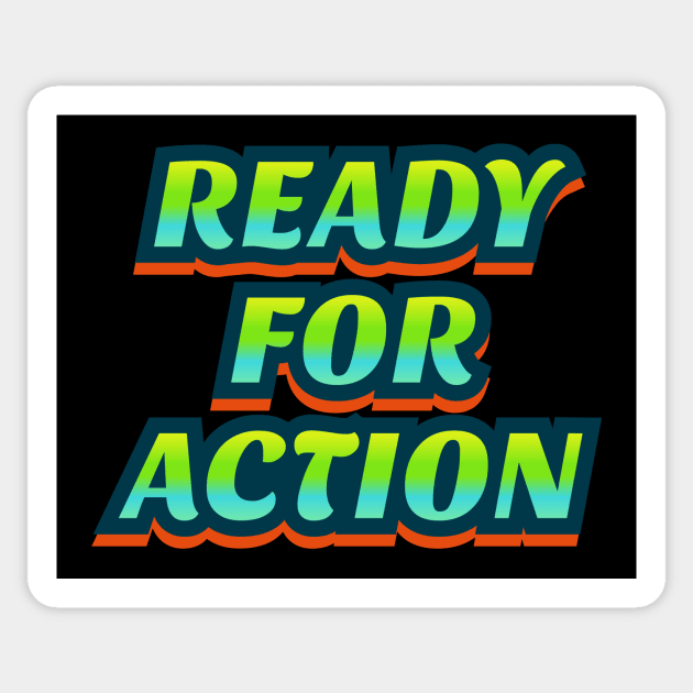 Ready for action graffiti Sticker by PallKris